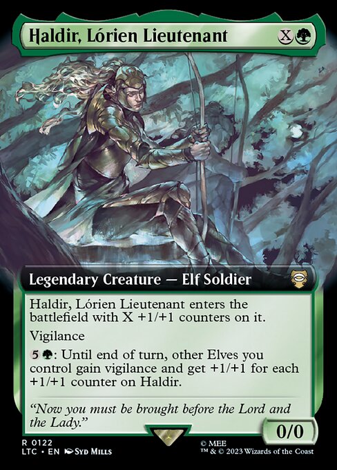 LTC 122 Haldir, Lorien Lieutenant (Extended Art) R