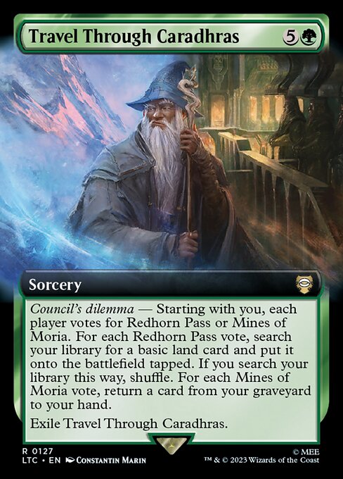 LTC 127 Travel Through Caradhras (Extended Art) R