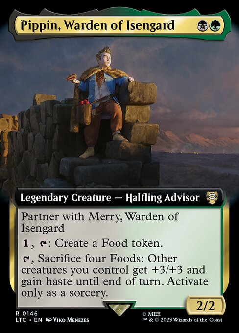 LTC 146 Pippin, Warden of Isengard (Extended Art) R