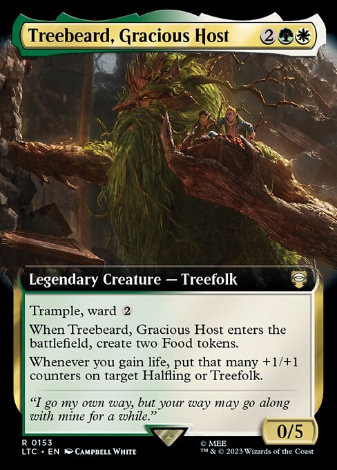 LTC 153 Treebeard, Gracious Host (Extended Art) R