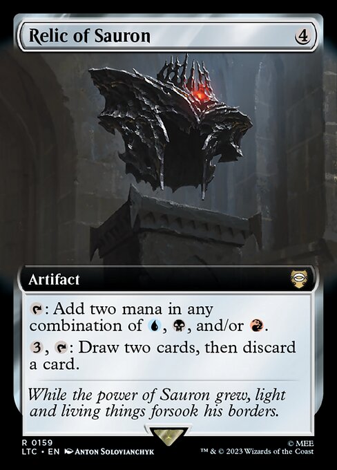LTC 159 Relic of Sauron (Extended Art) R