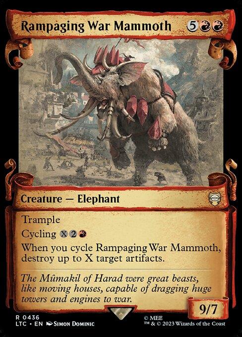 LTC 436 Rampaging War Mammoth (0436 - Scroll Showcase) R