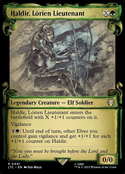 LTC 441 Haldir, Lorien Lieutenant (0441 - Scroll Showcase) R