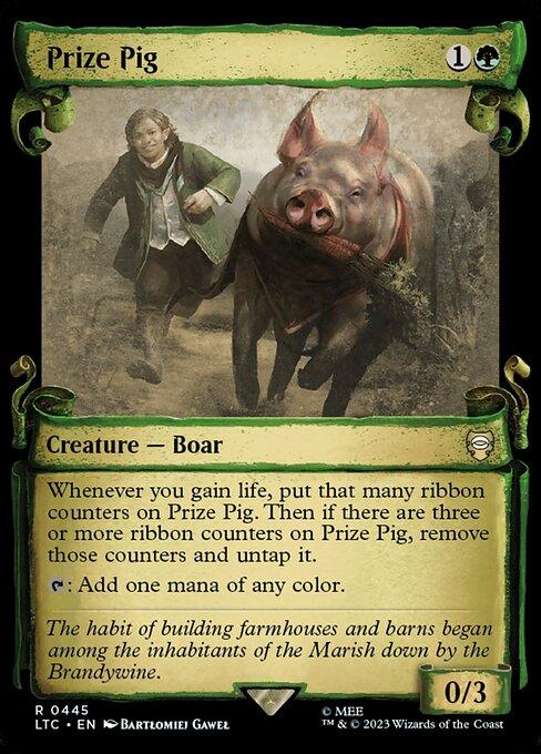 LTC 445 Prize Pig (0445 - Scroll Showcase) R