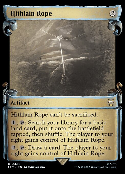 [Foil] LTC 486 Hithlain Rope (0486 - Scroll Showcase - Silver Foil) R