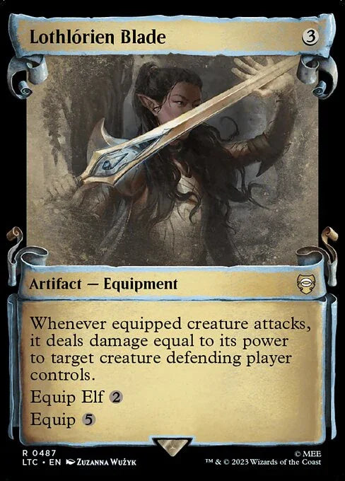 LTC 487 Lothlorien Blade (0487 - Scroll Showcase) R