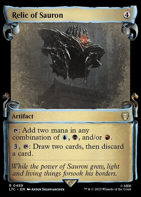 LTC 489 Relic of Sauron (0489 - Scroll Showcase) R