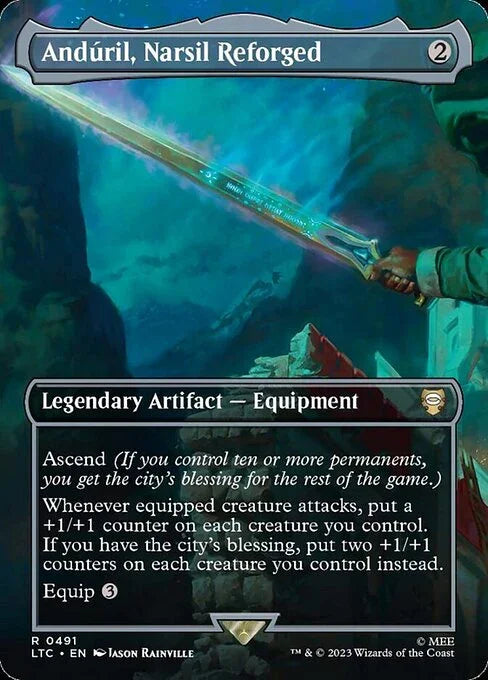 LTC 491 Anduril, Narsil Reforged (0491 - Borderless) R