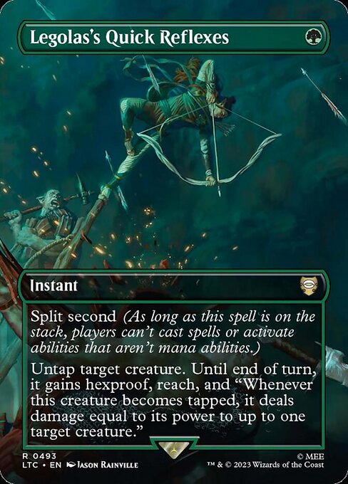 [Foil] LTC 493 Legolas's Quick Reflexes (0493 - Borderless) R