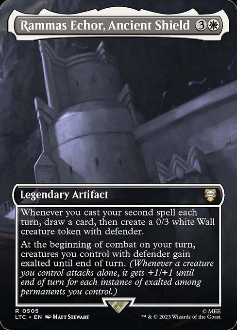 [Foil] LTC 505 Rammas Echor, Ancient Shield (0505 - Borderless) R