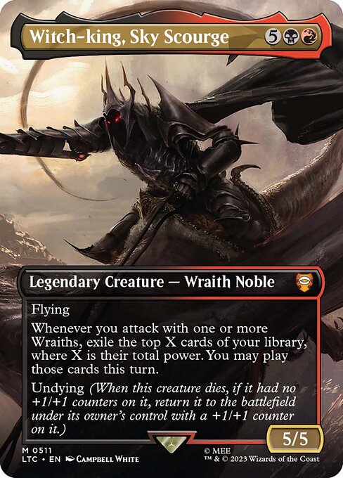 [Foil] LTC 511 Witch-king, Sky Scourge (0511 - Borderless) M