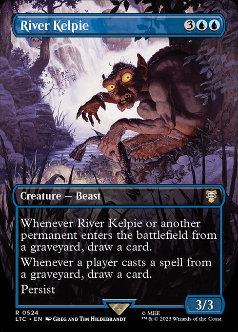 [Foil] LTC 524 River Kelpie (0524 - Borderless Silver Foil) R