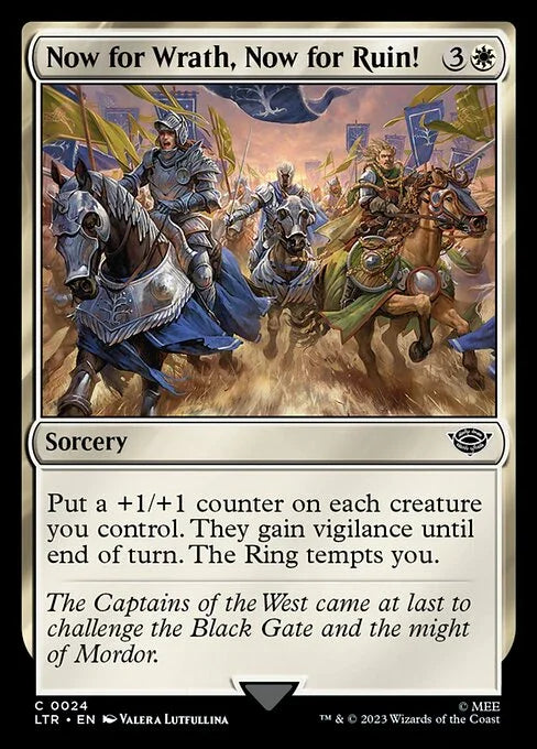 [Foil] LTR 024 Now for Wrath, Now for Ruin! C