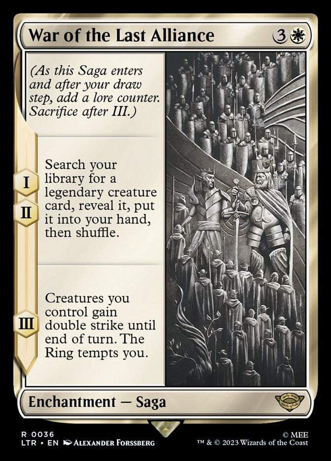 LTR 036 War of the Last Alliance R