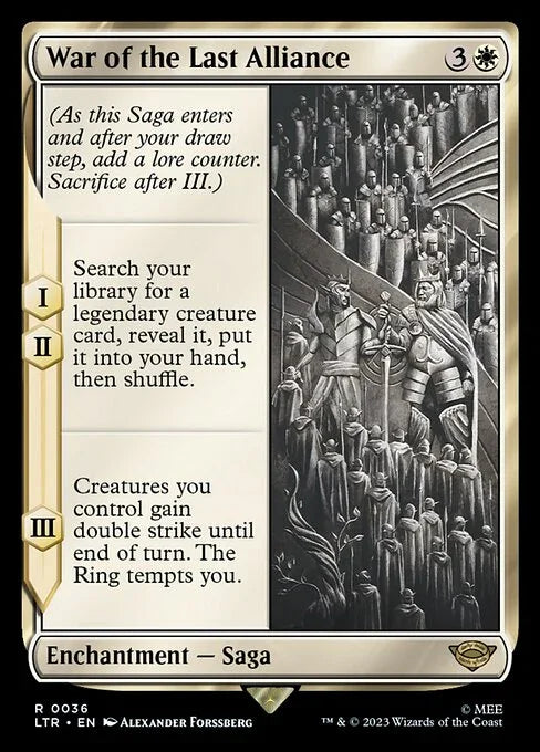 [Foil] LTR 036 War of the Last Alliance R