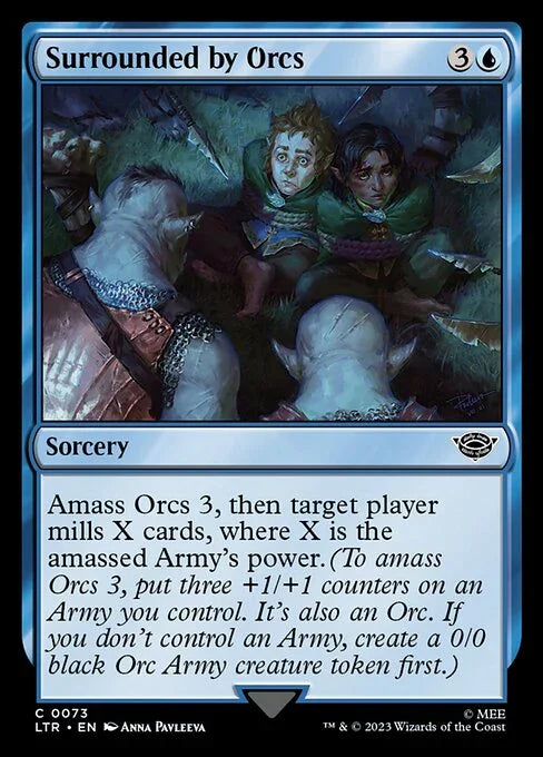 [Foil] LTR 073 Surrounded by Orcs C