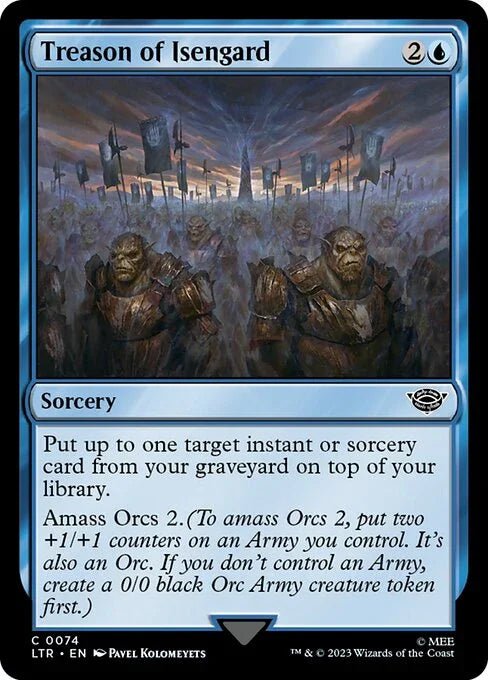 [Foil] LTR 074 Treason of Isengard C