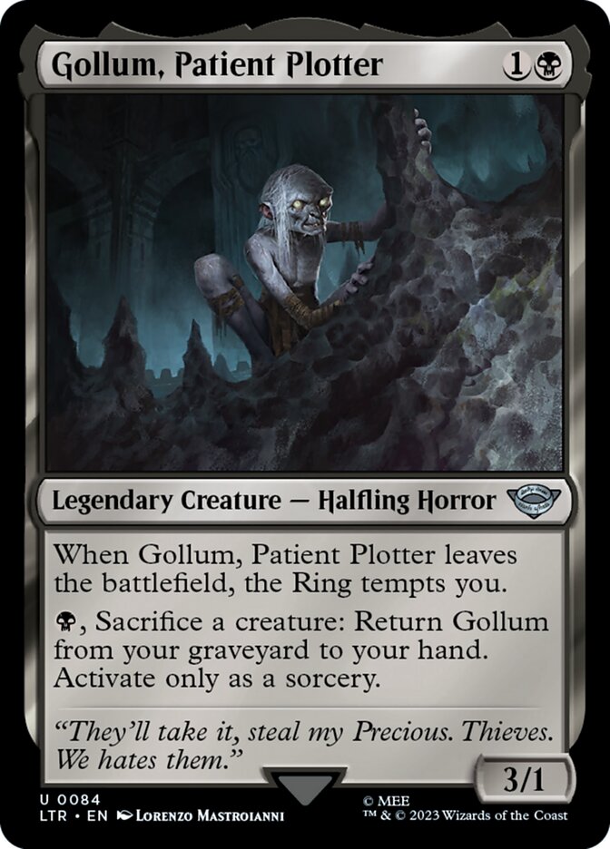 LTR 084 Gollum, Patient Plotter U