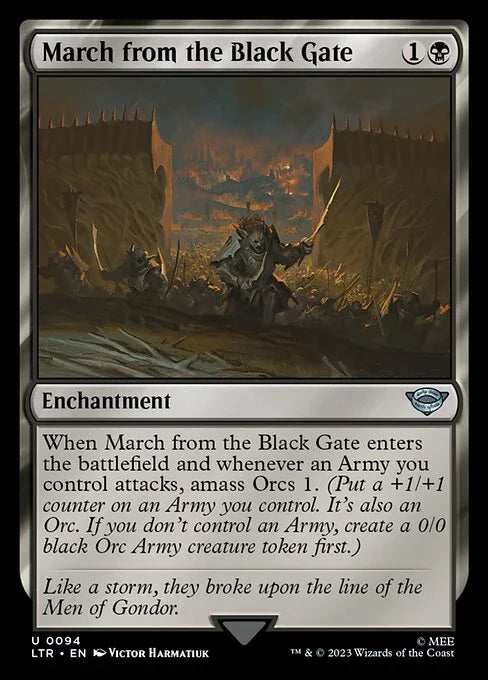 [Foil] LTR 094 March from the Black Gate U