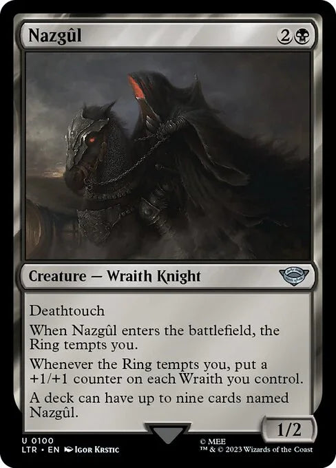 [Foil] LTR 100 Nazgul (0100) U