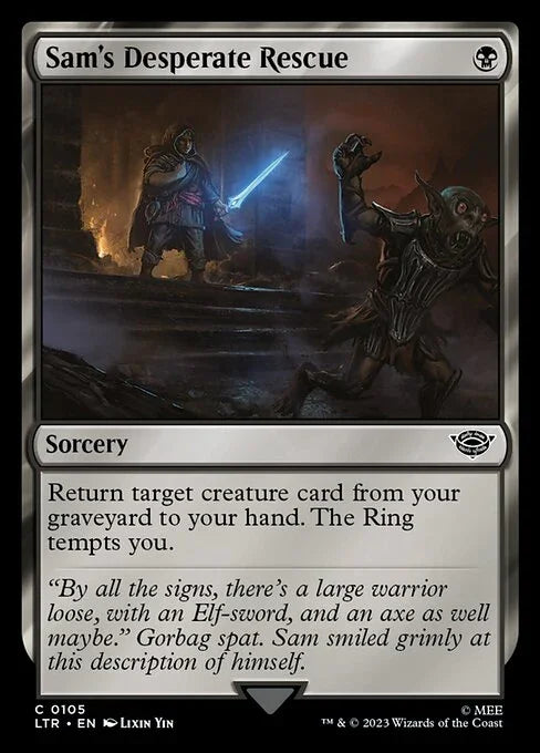 [Foil] LTR 105 Sam's Desperate Rescue C