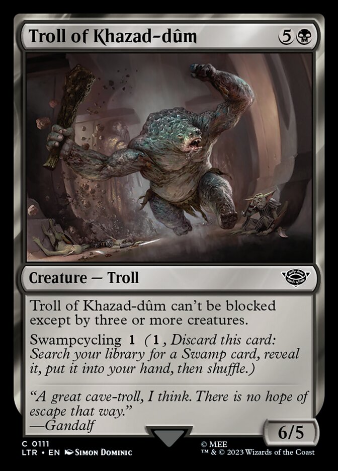 LTR 111 Troll of Khazad-dum C