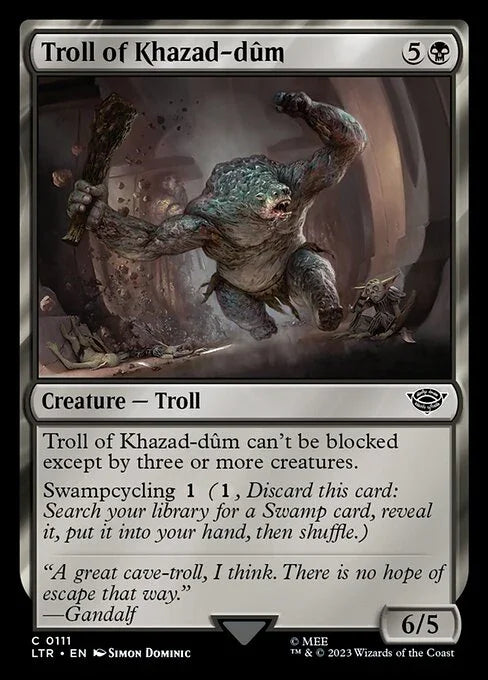 [Foil] LTR 111 Troll of Khazad-dum C