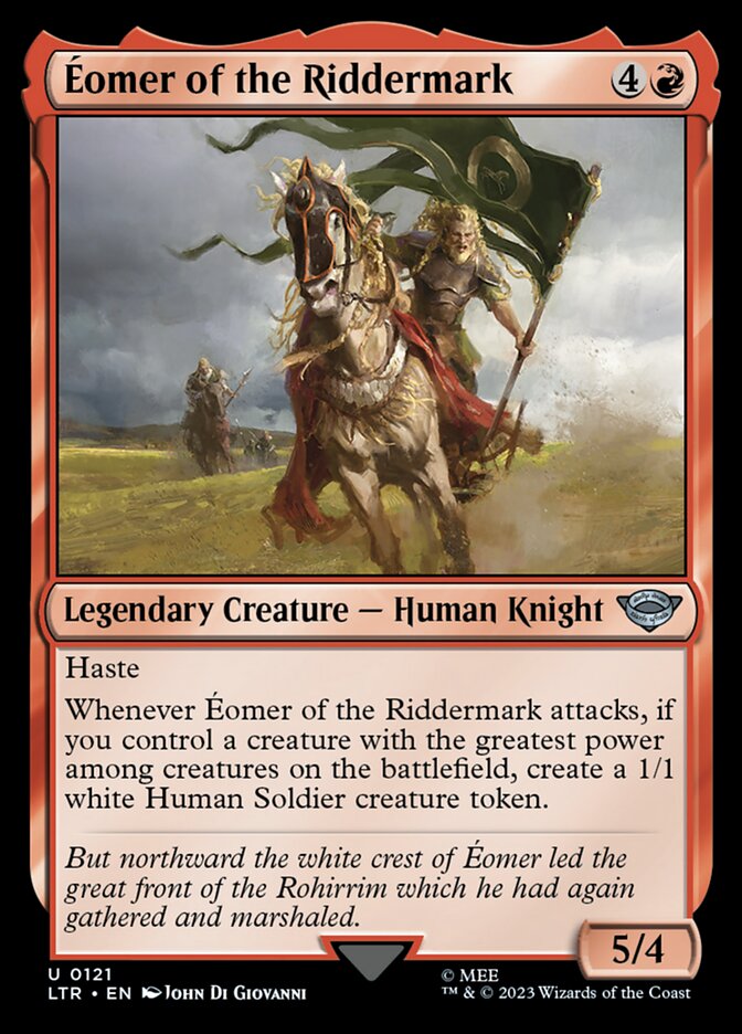 LTR 121 Eomer of the Riddermark U