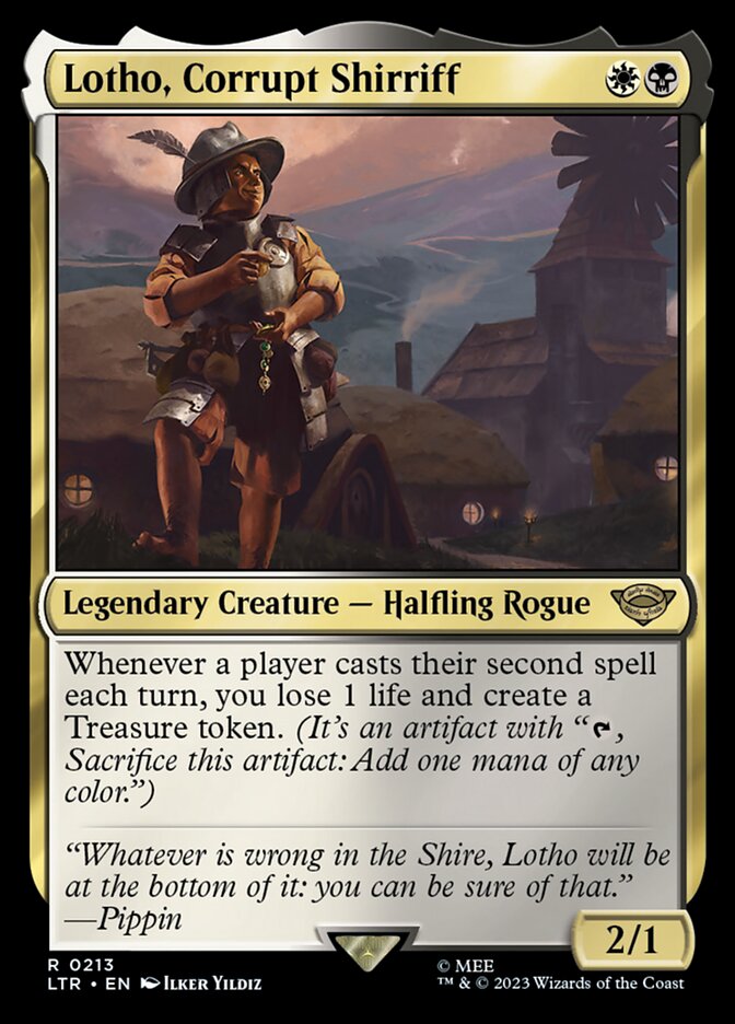 LTR 213 Lotho, Corrupt Shirriff R