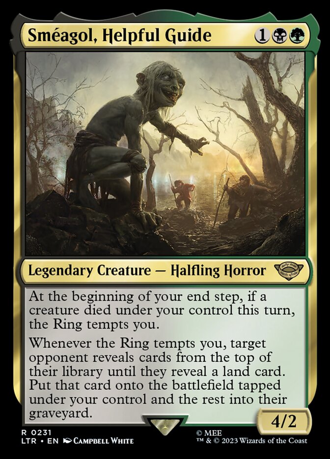 LTR 231 Smeagol, Helpful Guide R