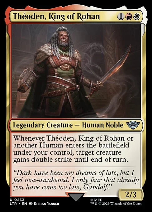 [Foil] LTR 233 Theoden, King of Rohan U