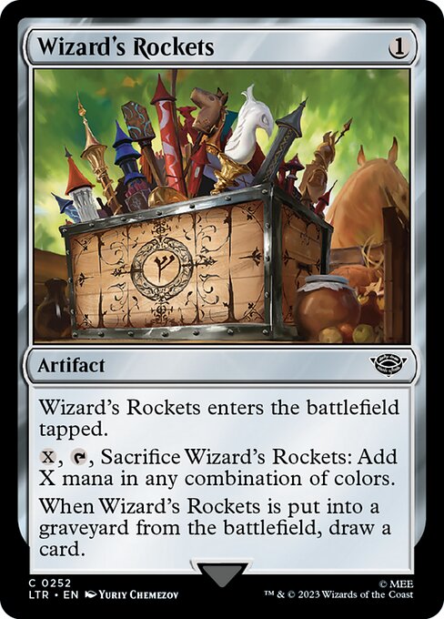 [Foil] LTR 252 Wizard's Rockets C