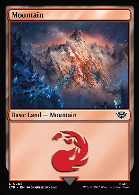 [Foil] LTR 268 Mountain (0268) L