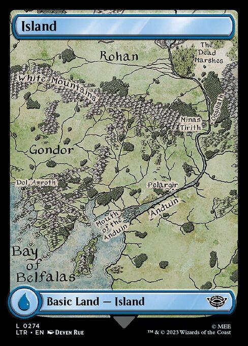 [Foil] LTR 274 Island (0274) L