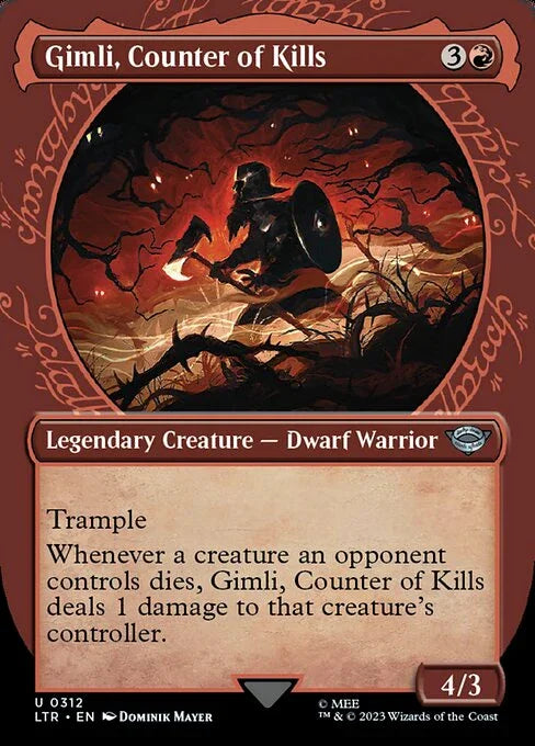 [Foil] LTR 312 Gimli, Counter of Kills (Showcase) U