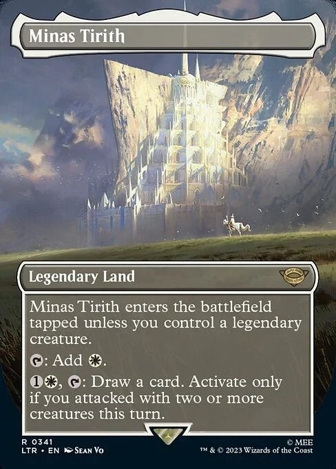[Foil] LTR 341 Minas Tirith (0341 - Borderless) R