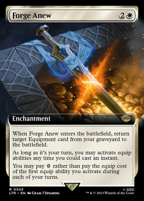 [Foil] LTR 349 Forge Anew (0349 - Extended Art) R