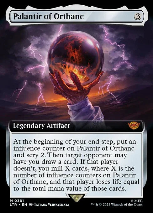 [Foil] LTR 381 Palantir of Orthanc (0381 - Extended Art) M