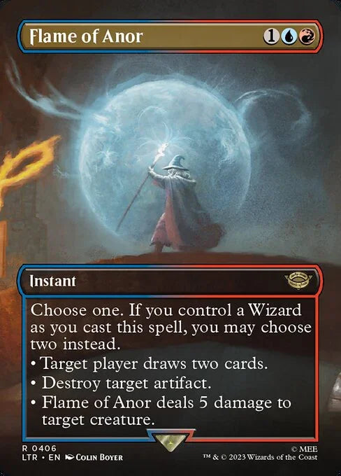 [Foil] LTR 406 Flame of Anor (Borderless) R