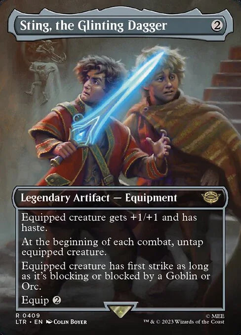 [Foil] LTR 409 Sting, the Glinting Dagger (Borderless) R