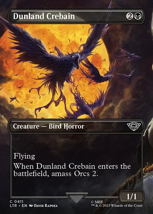 [Foil] LTR 411 Dunland Crebain (Borderless) C