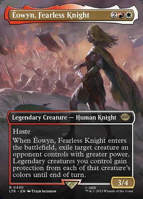 [Foil] LTR 430 Eowyn, Fearless Knight (Borderless) R