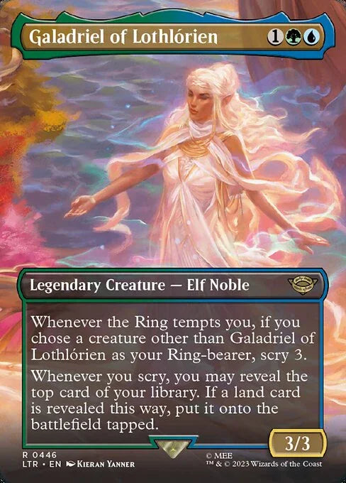 [Foil] LTR 446 Galadriel of Lothlorien (Borderless) R