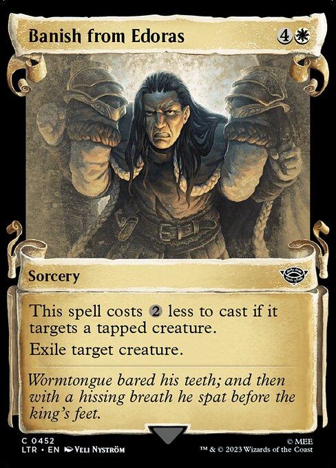 [Foil] LTR 452 Banish from Edoras (0452 - Scroll Showcase - Silver Foil) C