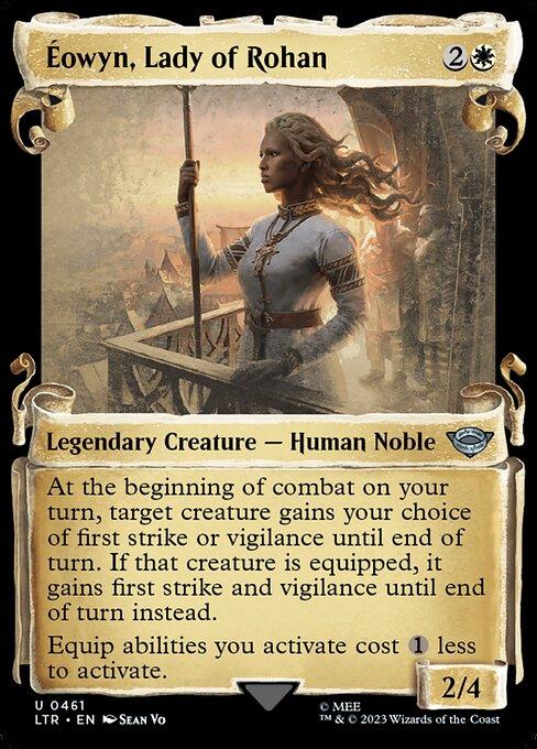 [Foil] LTR 461 Eowyn, Lady of Rohan (0461 - Scroll Showcase - Silver Foil) U