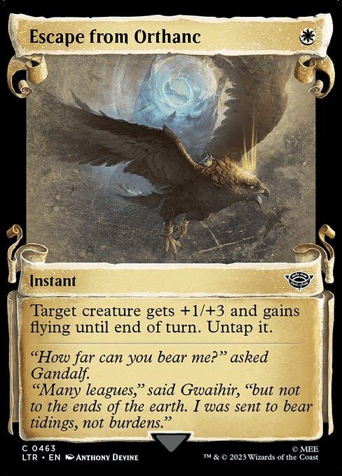 [Foil] LTR 463 Escape from Orthanc (0463 - Scroll Showcase - Silver Foil) C