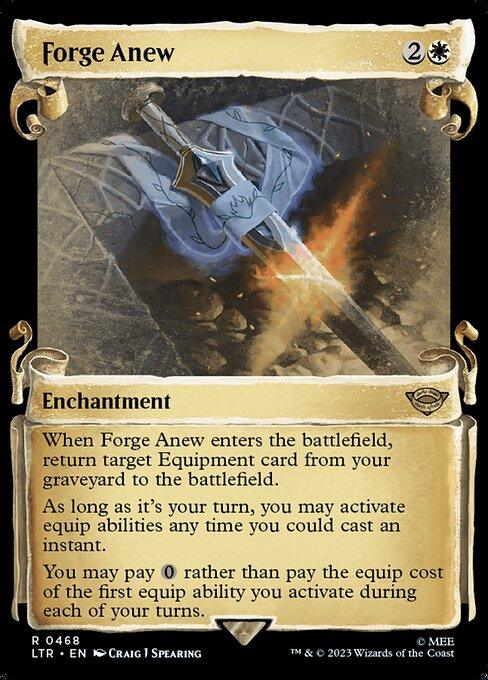 [Foil] LTR 468 Forge Anew (0468 - Scroll Showcase - Silver Foil) R