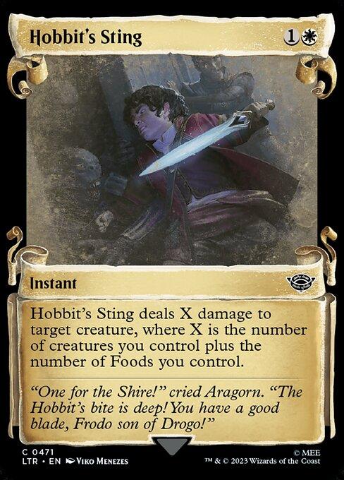 [Foil] LTR 471 Hobbit's Sting (0471 - Scroll Showcase - Silver Foil) C