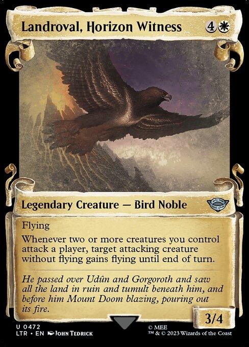 [Foil] LTR 472 Landroval, Horizon Witness (0472 - Scroll Showcase - Silver Foil) U