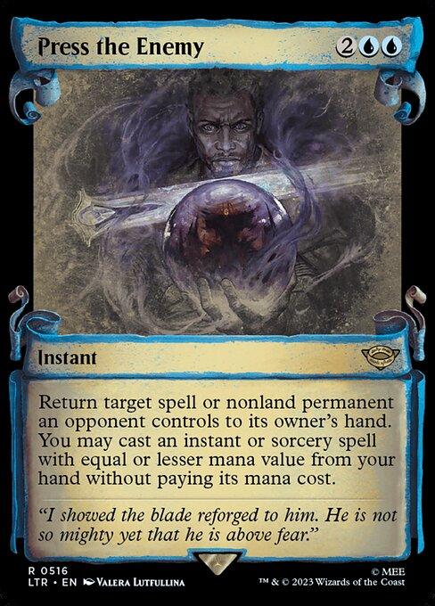 [Foil] LTR 516 Press the Enemy (0516 - Scroll Showcase - Silver Foil) R